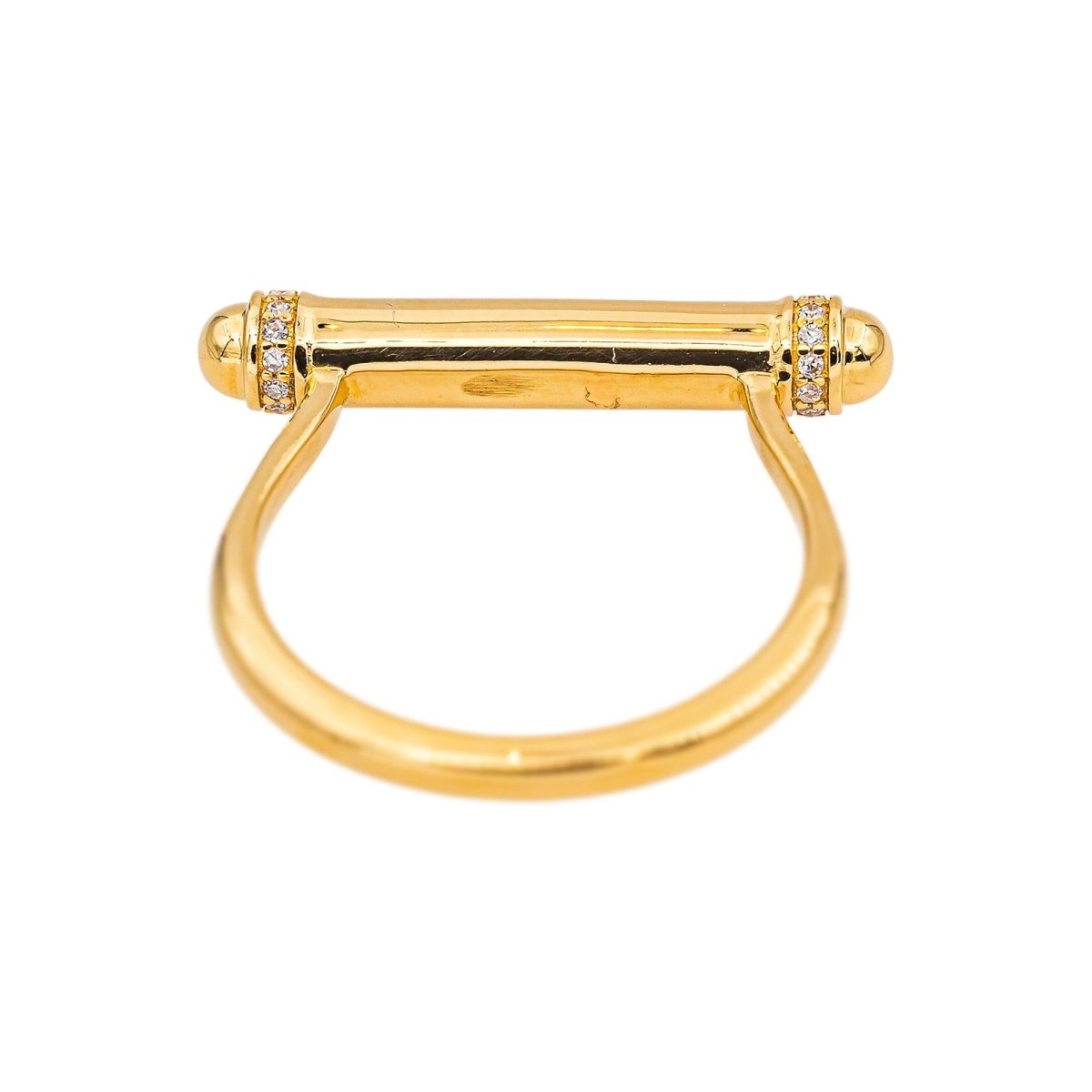 Bague Or jaune Tsavorite - Castafiore