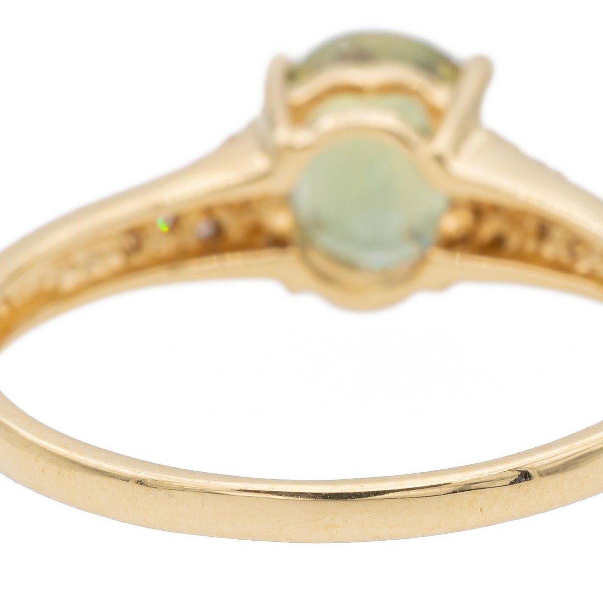 Bague Or jaune Zircon - Castafiore