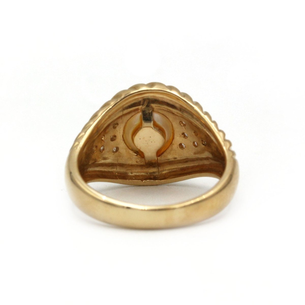 Bague - Or, perle et diamants - Castafiore