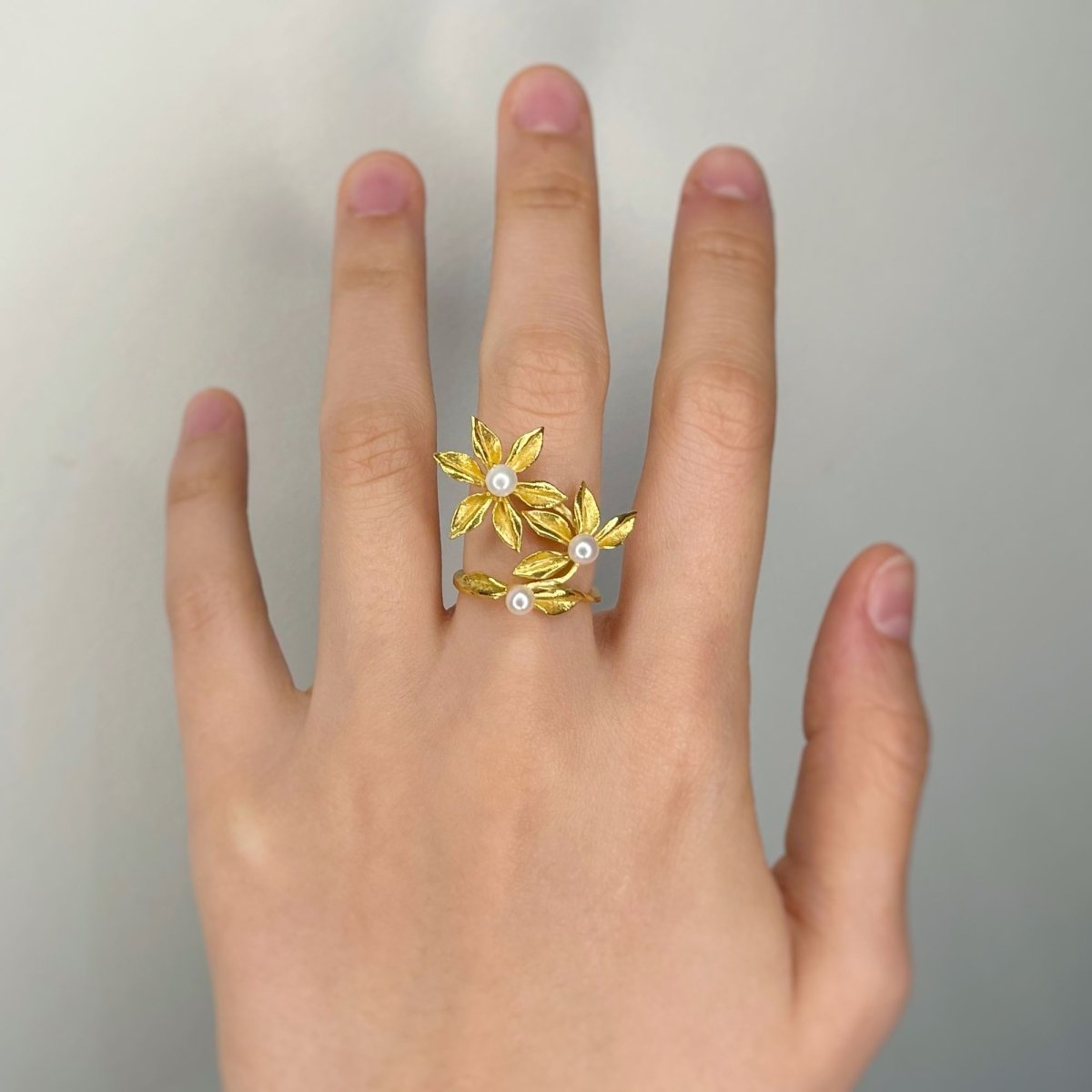 Bague - Or & Perles - Castafiore