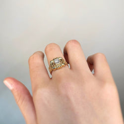 Bague - Or, Platine Et Diamant - Castafiore