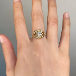 Bague - Or, Platine Et Diamant - Castafiore