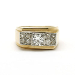 Bague - Or, Platine Et Diamants - Castafiore