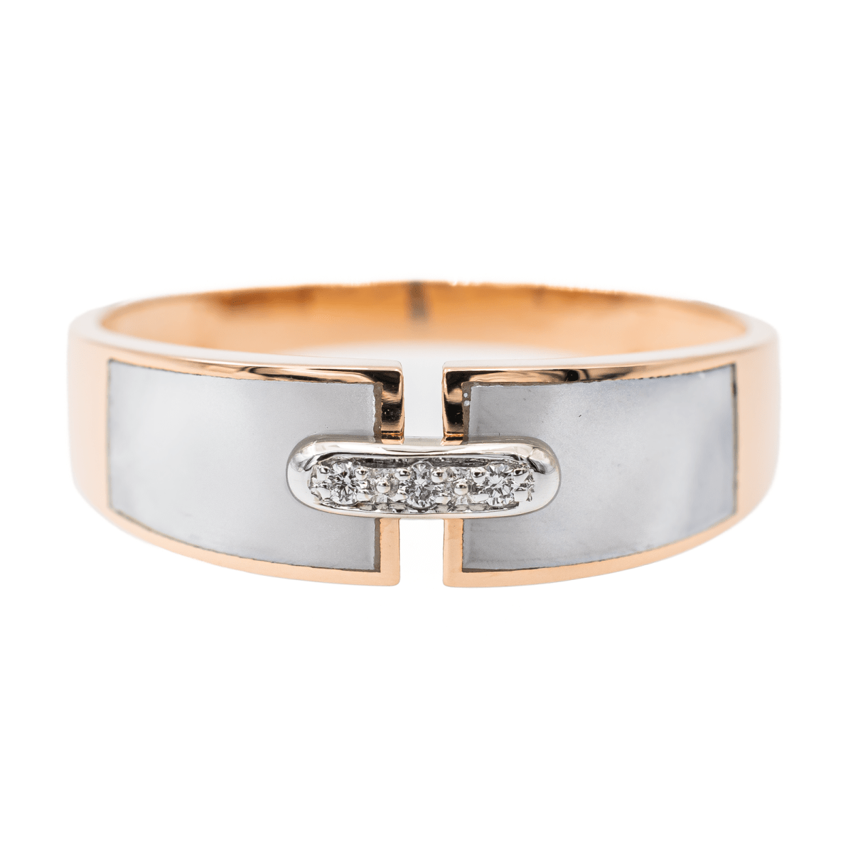 Bague Or rose Diamant - Castafiore