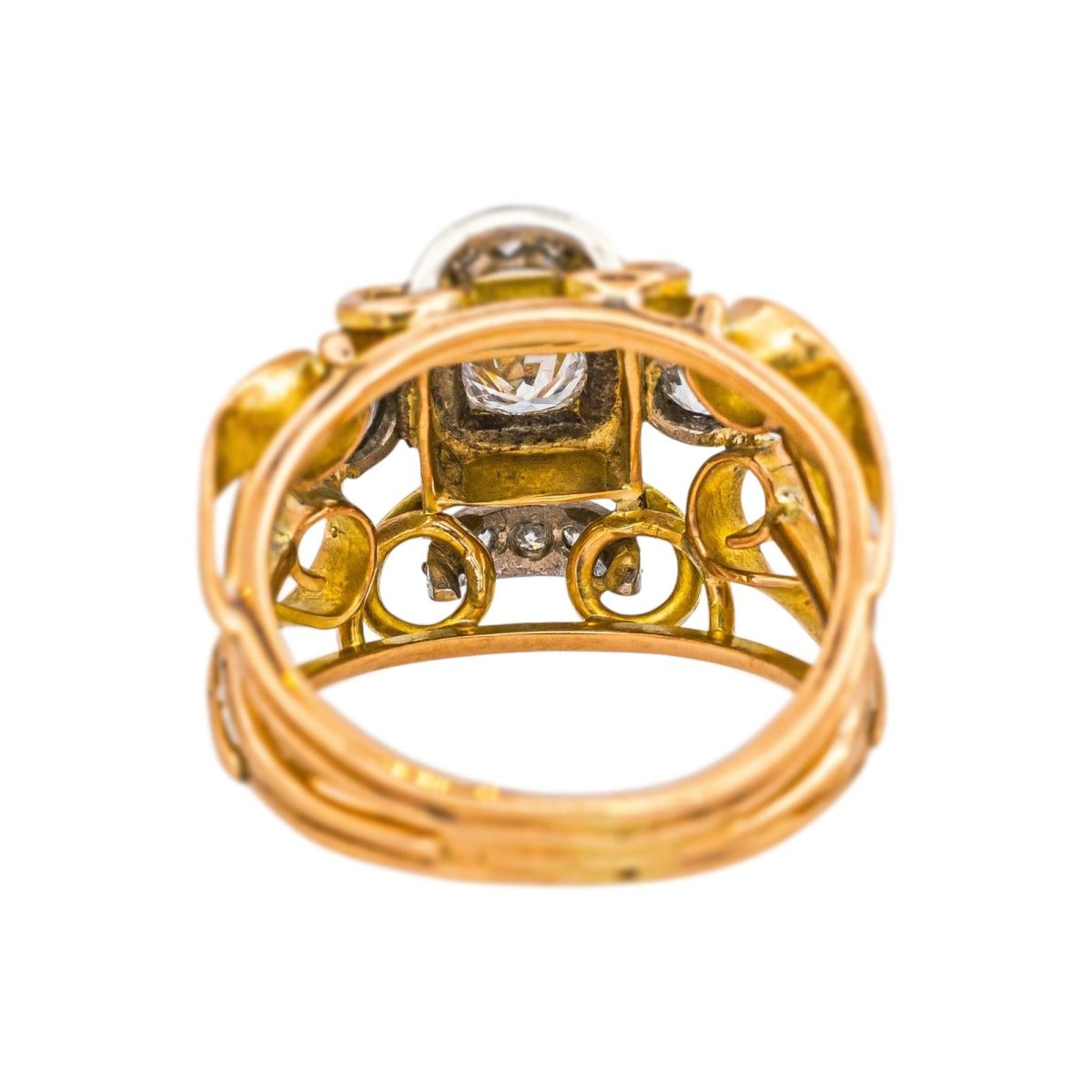 Bague Or rose Diamant - Castafiore