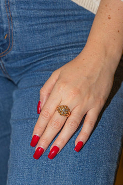 Bague Or rose Diamant - Castafiore