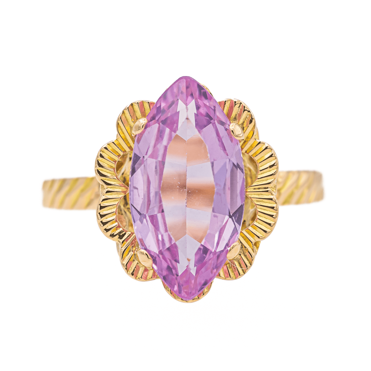 Bague Or rose Kunzite - Castafiore