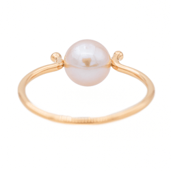 Bague Or rose Perle - Castafiore