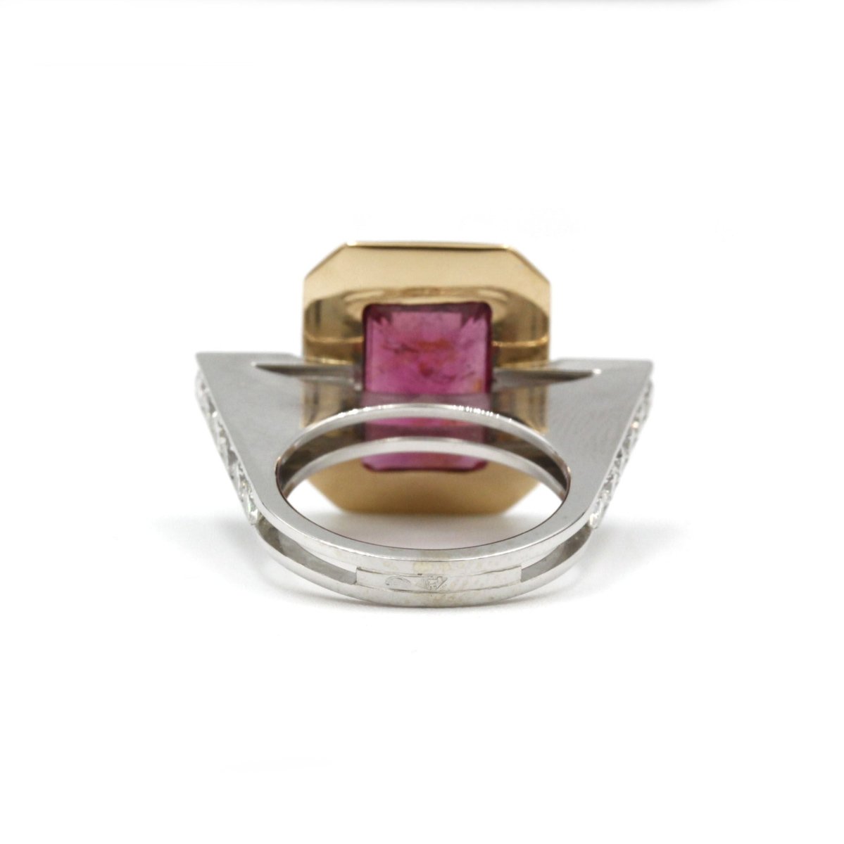 Bague - Or, Rubellite & Diamants - Castafiore