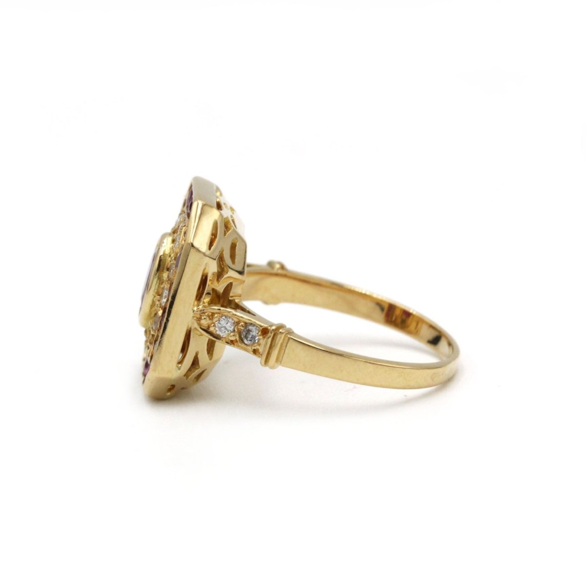 Bague - Or, Rubis & Diamants - Castafiore