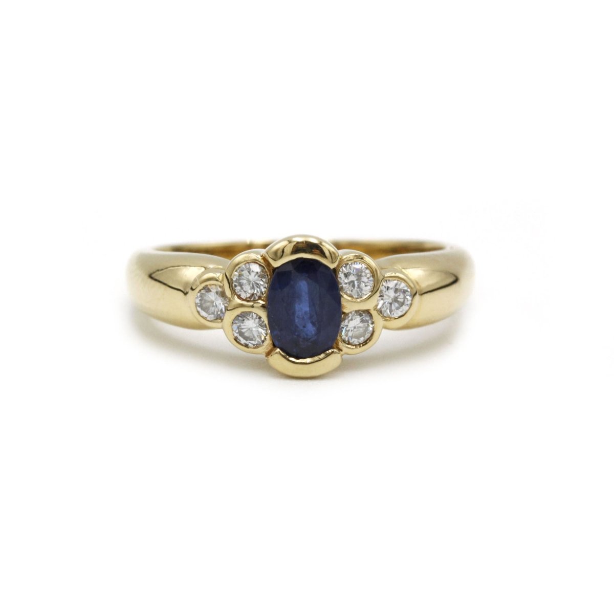 Bague - Or, saphir & diamants - Castafiore