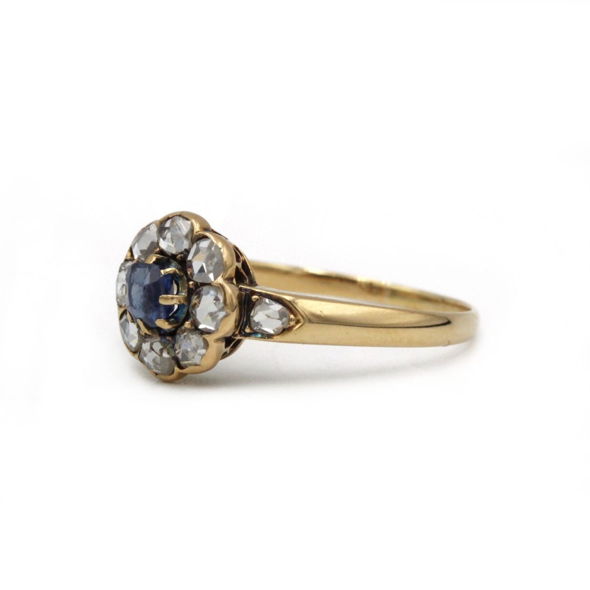 Bague - Or, saphir et diamants - Castafiore