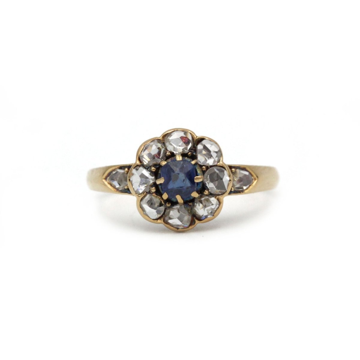 Bague - Or, saphir et diamants - Castafiore
