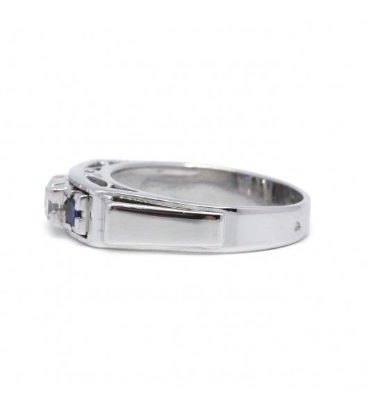 Bague - Or, Saphirs & Diamants - Castafiore