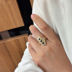 Bague - Or, Saphirs & Diamants - Castafiore