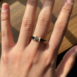 Bague - Or, Saphirs, Diamants & Rubis - Castafiore