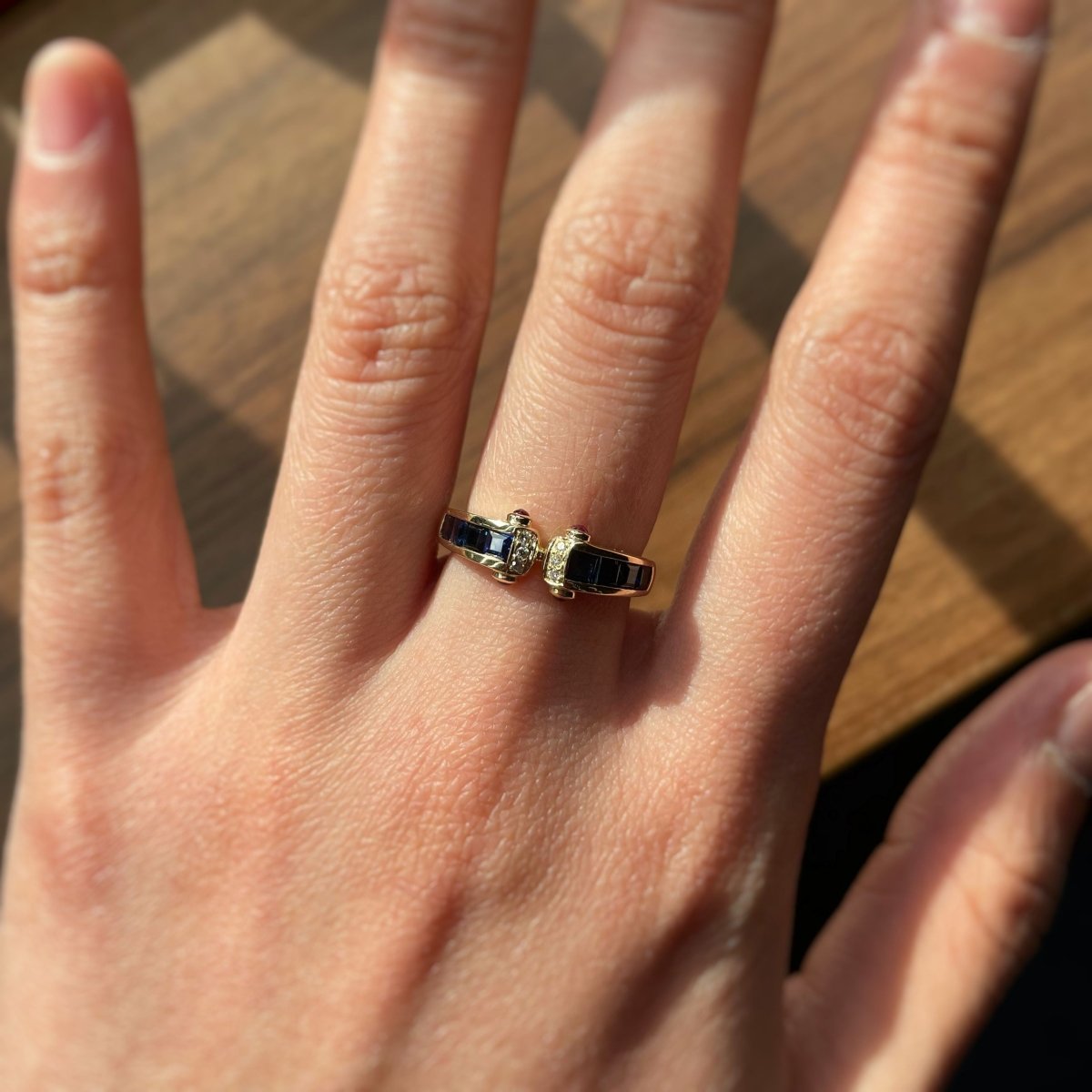 Bague - Or, Saphirs, Diamants & Rubis - Castafiore