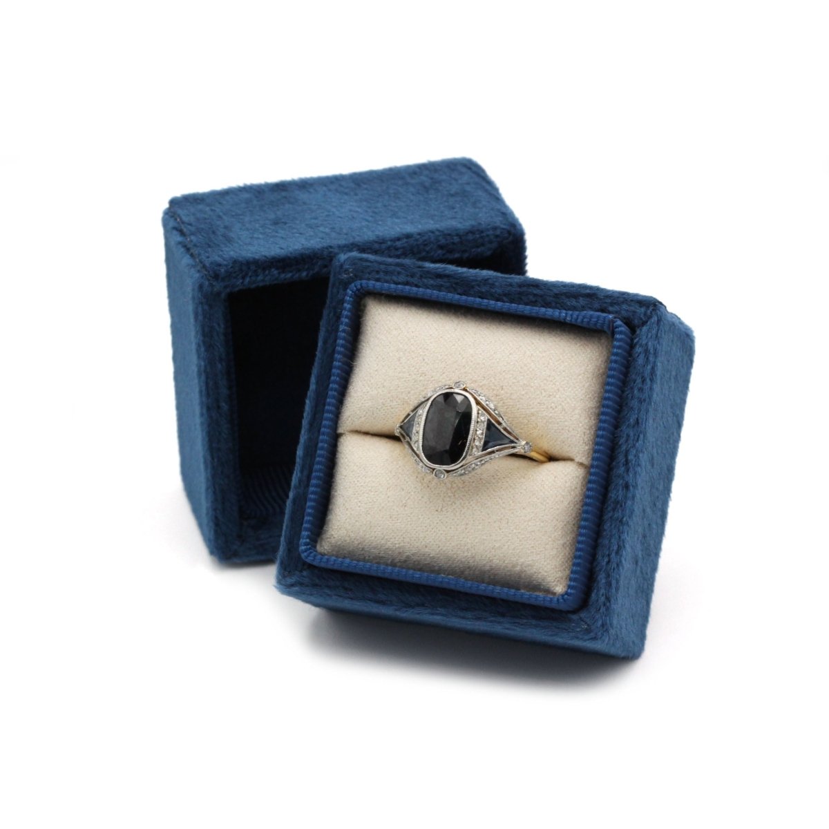 Bague - Or, saphirs et diamants - Castafiore