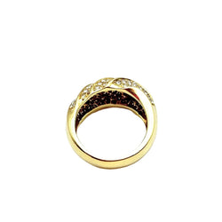 Bague Pavé en or jaune et diamant - Castafiore