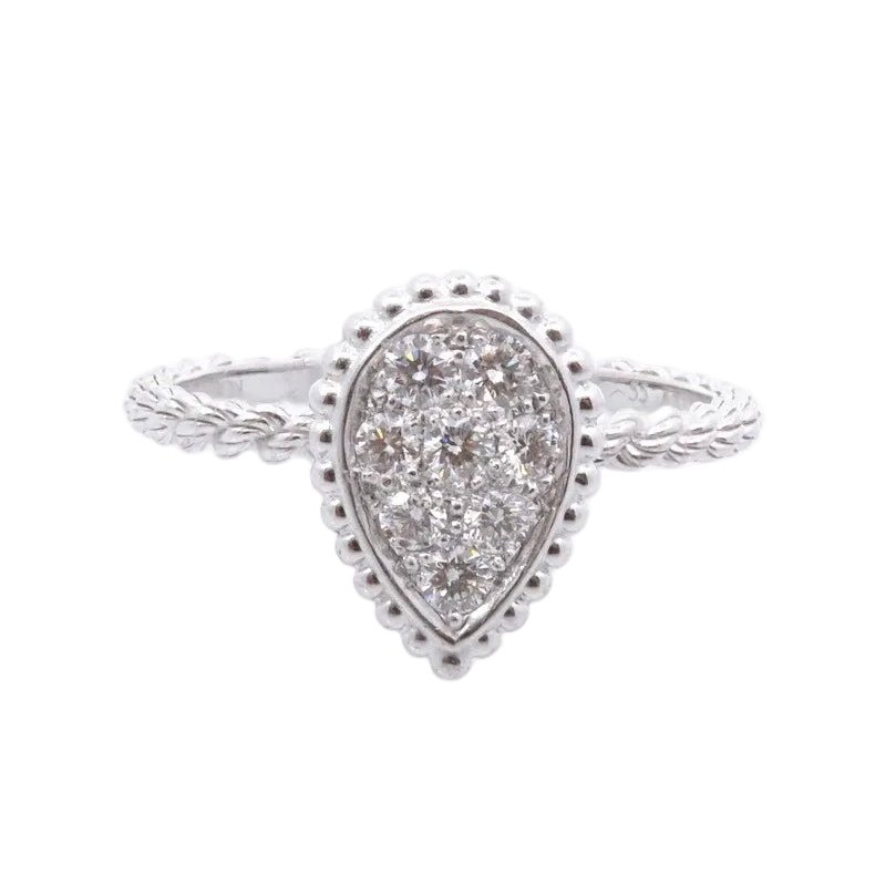 Bague Pavée BOUCHERON "Serpent Bohème" en or blanc et diamants - Castafiore