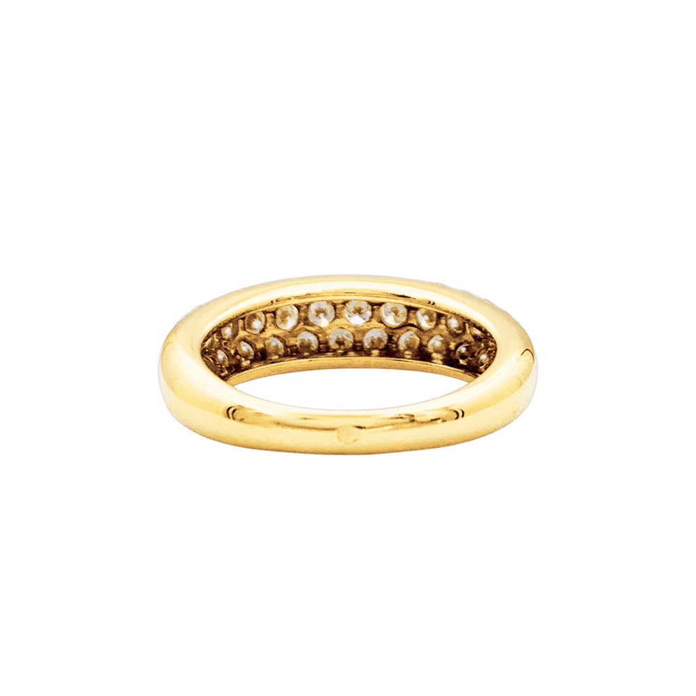 Bague Pavée CARTIER "Mimi" en or jaune et diamants - Castafiore