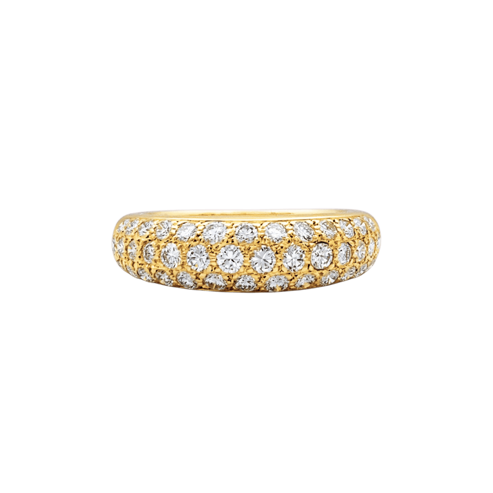 Bague Pavée CARTIER "Mimi" en or jaune et diamants - Castafiore
