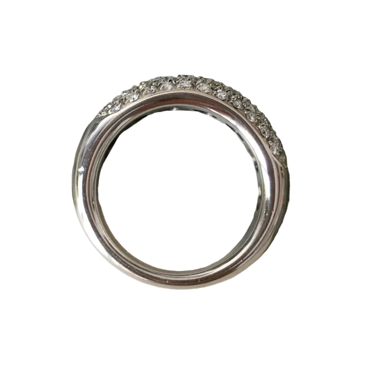 Bague Pavée DAMIANI en or blanc et diamants - Castafiore