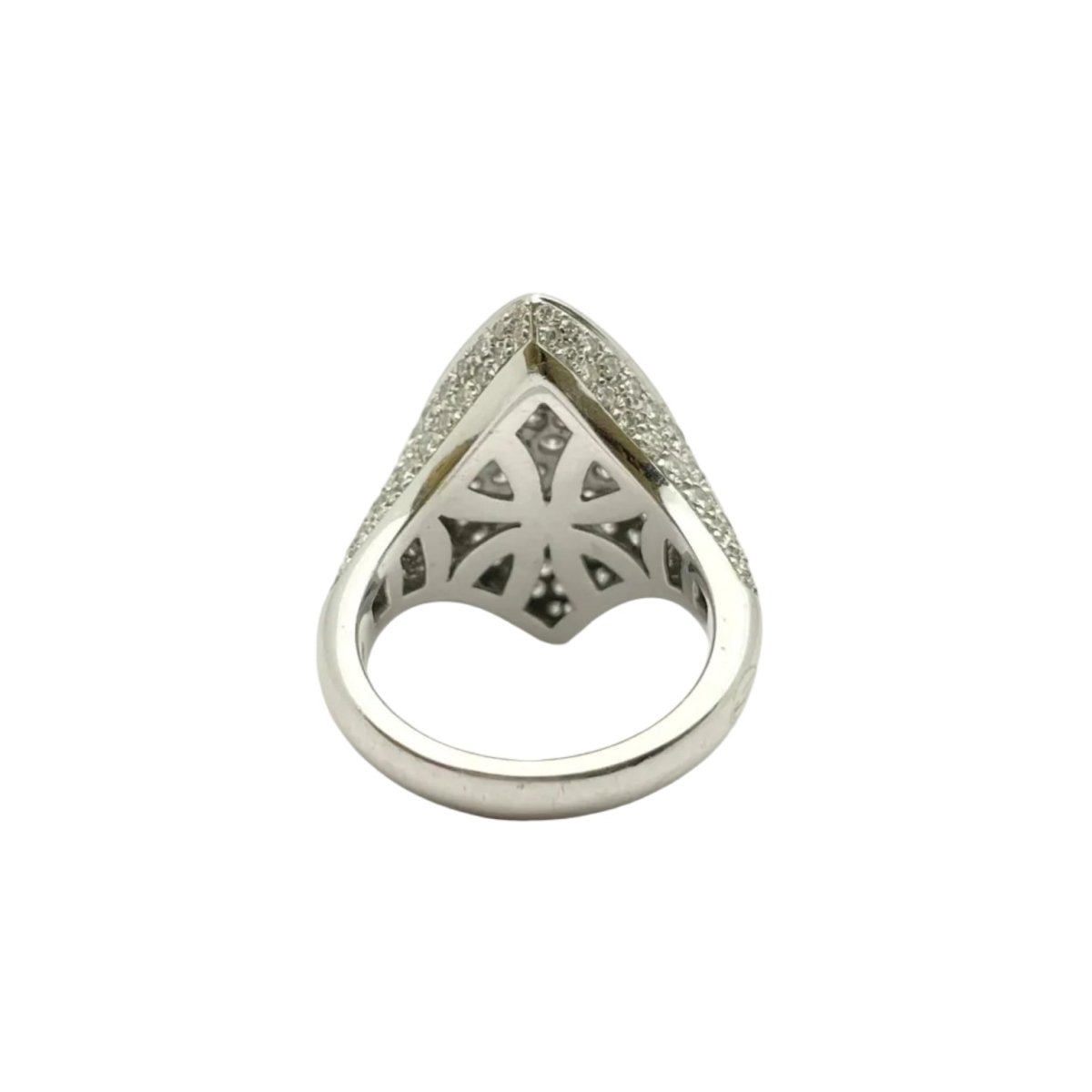 Bague Pavée DAMIANI en or blanc et diamants - Castafiore