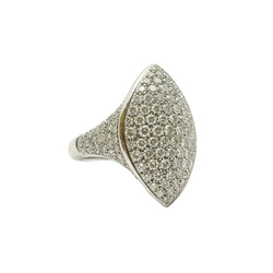Bague Pavée DAMIANI en or blanc et diamants - Castafiore