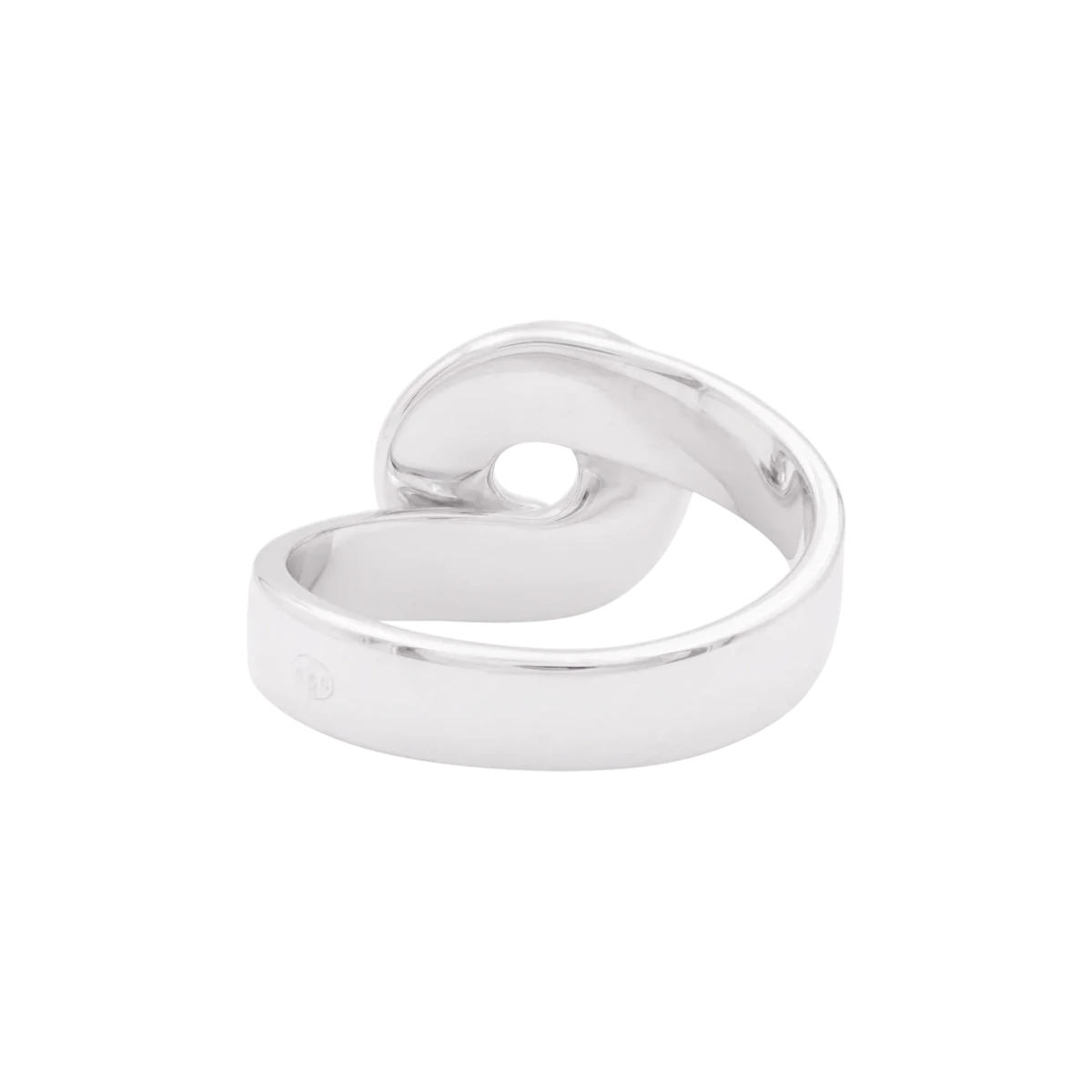 Bague Pavée DINH VAN "Double Sens" en or blanc et diamants - Castafiore