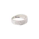 Bague Pavée en or blanc et diamants - Castafiore