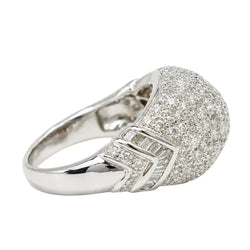 Bague Pavée en or blanc et diamants - Castafiore