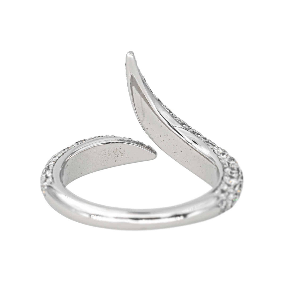 Bague Pavée en or blanc et diamants - Castafiore