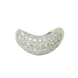 Bague Pavée en or blanc et diamants - Castafiore