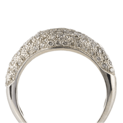 Bague Pavée en or blanc, rubis et diamants - Castafiore