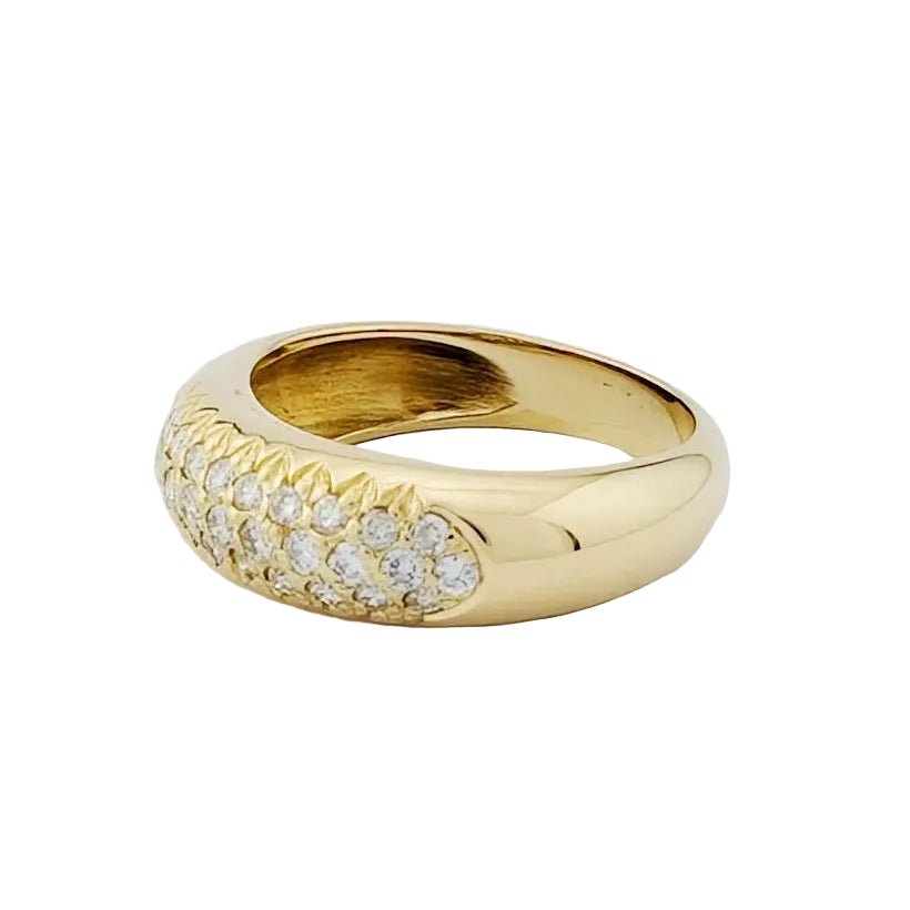 Bague Pavée en or jaune et diamants - Castafiore