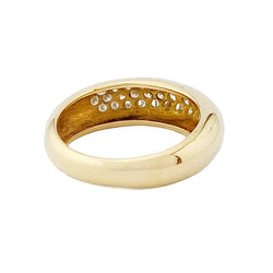Bague Pavée en or jaune et diamants - Castafiore