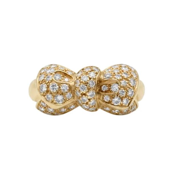 Bague Pavée en or jaune et diamants - Castafiore