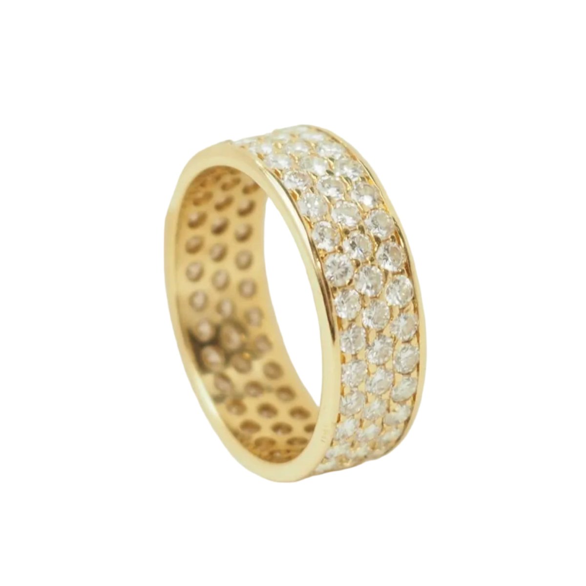 Bague Pavée en or jaune et diamants - Castafiore