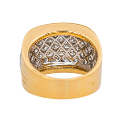 Bague Pavée en or jaune et diamants - Castafiore