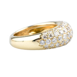 Bague Pavée en or jaune et diamants - Castafiore