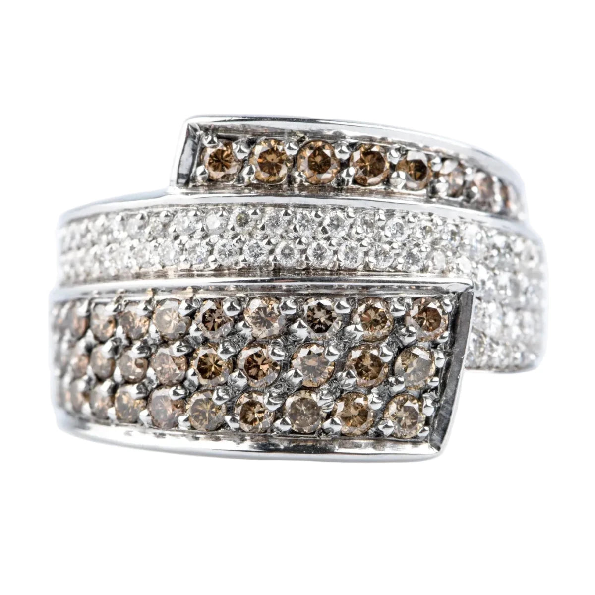 Bague Pavée en or jaune et diamants - Castafiore