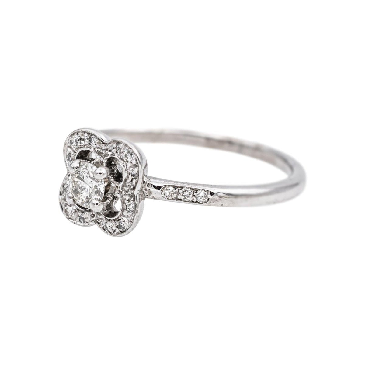 Bague Pavée MAUBOUSSIN "Chance Super One" en or blanc et diamants - Castafiore