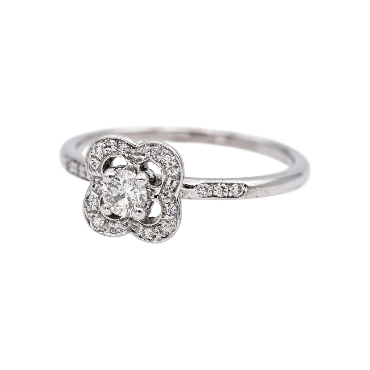 Bague Pavée MAUBOUSSIN "Chance Super One" en or blanc et diamants - Castafiore