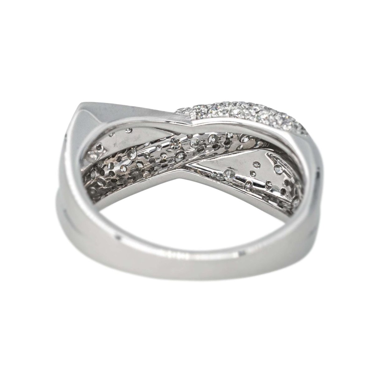 Bague Pavée MAUBOUSSIN "En corps et encore" en or blanc et diamants - Castafiore