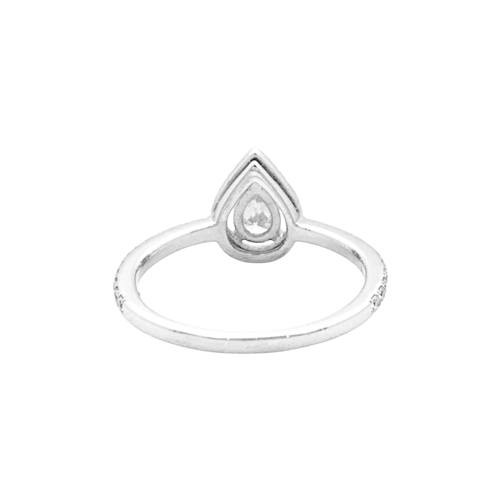 Bague Pavée MESSIKA "M - Love" en or blanc et diamants - Castafiore