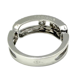 Bague Pavée MESSIKA "Move Classique" GM en or blanc et diamants - Castafiore