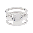 Bague Pavée MESSIKA "Move Romane" en or blanc et diamants - Castafiore