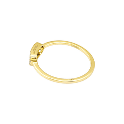 Bague Pavée MESSIKA "Move Uno Pavée" en or jaune et diamants - Castafiore