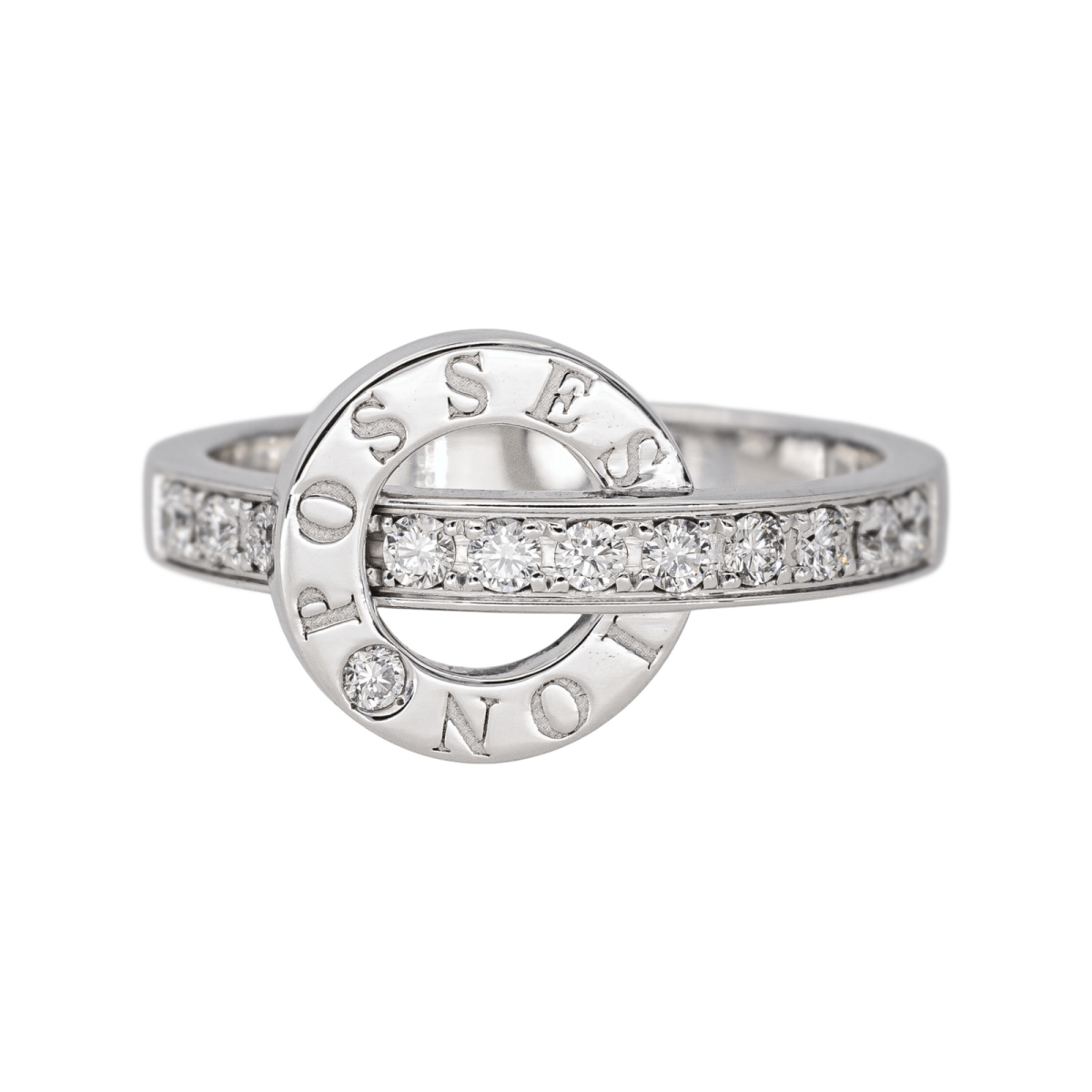 Bague Pavée PIAGET "Possession" en or blanc et diamants - Castafiore